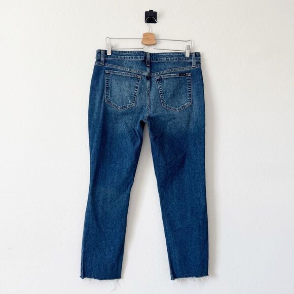 Joe's Jeans Distressed Boyfriend Slim Ankle in Brushy Wash Size 31 - Picture 4 of 8